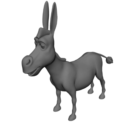 DAZ Studio Donkey Character Design